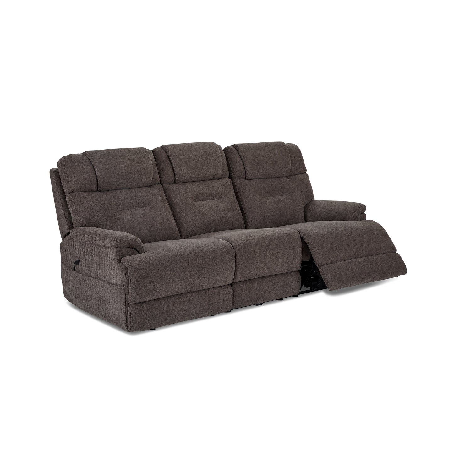 Zofa Power Reclining Sofa with Cnsl & Power Headrests/Lumbar/Heat/Mass