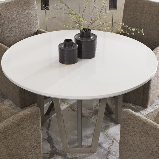 Parker House Pure Modern Dining 54 In. Round Table with Wood Base