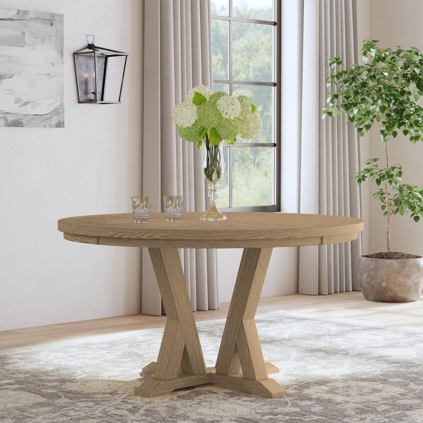 Lattice Round Dining Table