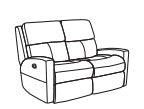 Catalina Reclining Loveseat