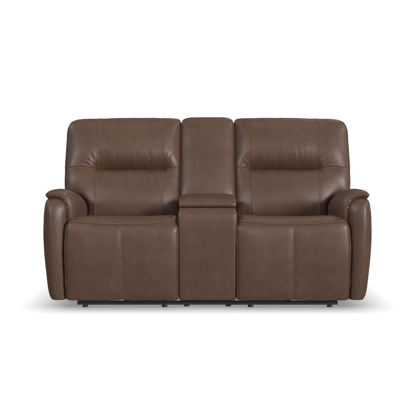 Wilson Power Reclining Loveseat with Console & Power Headrests