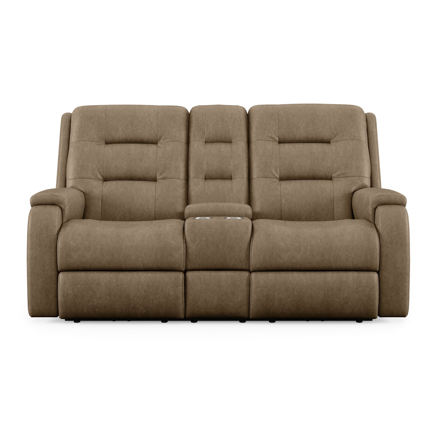 Arlo Power Reclining Loveseat with Console & Power Headrests