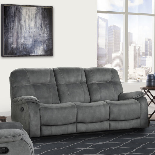 Parker Living Cooper - Shadow Grey Triple Reclining Sofa