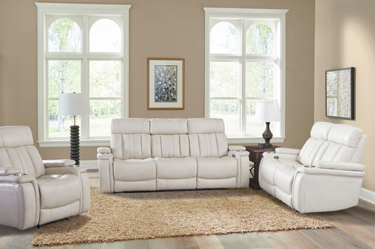 Parker Living Royce - Fantom Ivory Power Reclining Sofa Loveseat and Recliner