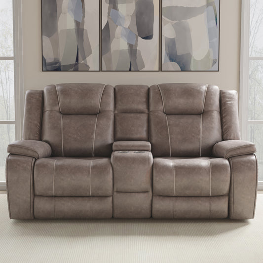 Parker Living Blake - Desert Taupe Reclining Console Loveseat