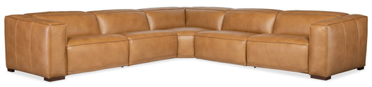 Fresco 5 Seat Sectional 4-Power Recline & Power Headrest