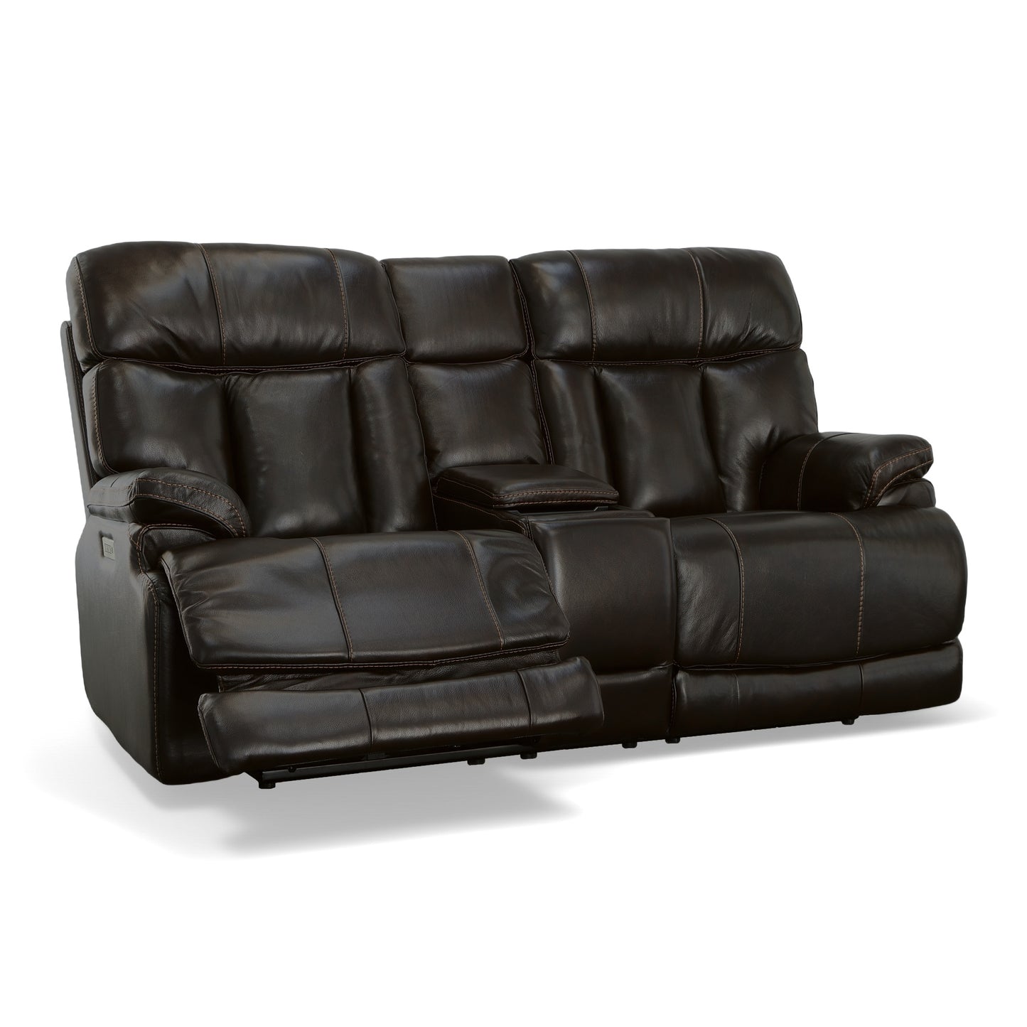 Clive Power Reclining Loveseat with Console & Power Headrests & Lumbar