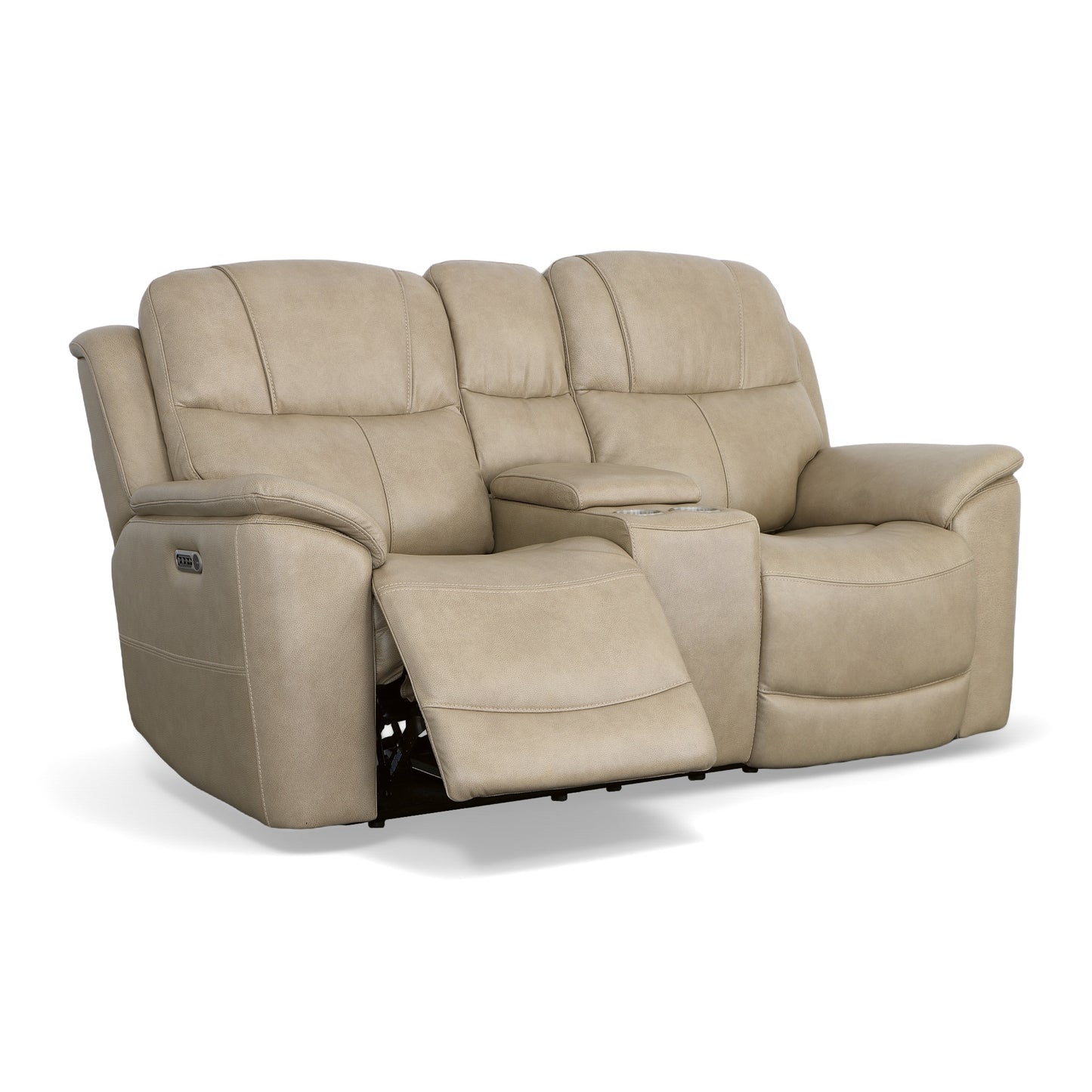 Crew Power Reclining Loveseat with Console & Power Headrests & Lumbar