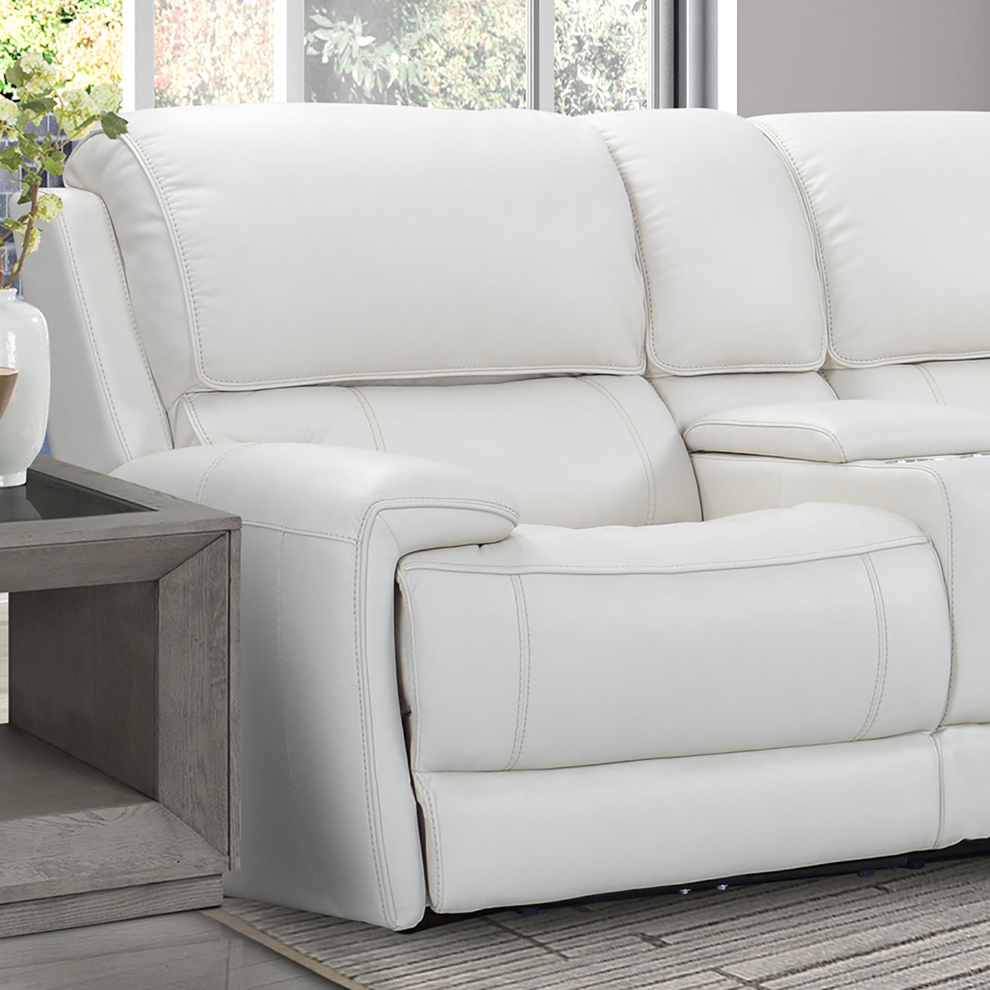 Parker Living Empire - Verona Ivory Power Left Arm Facing Recliner