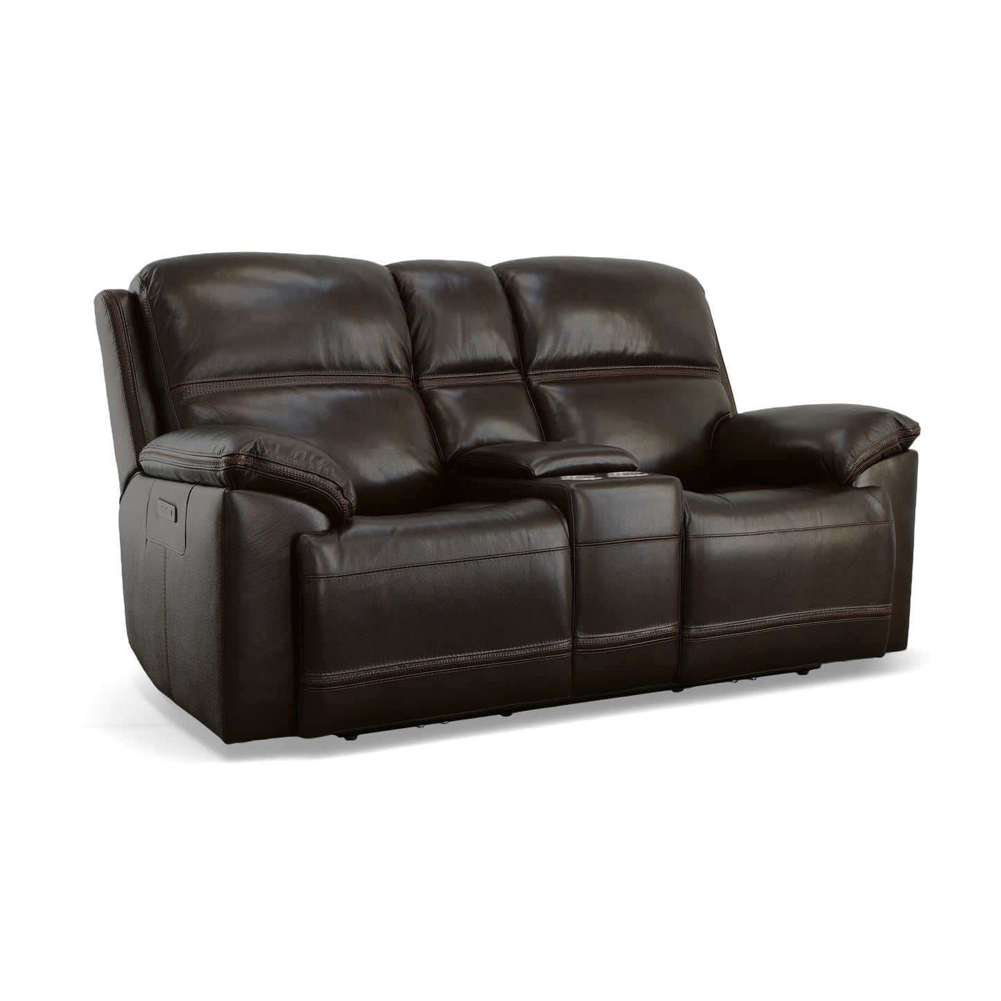 Jackson Power Reclining Loveseat with Console & Power Headrests