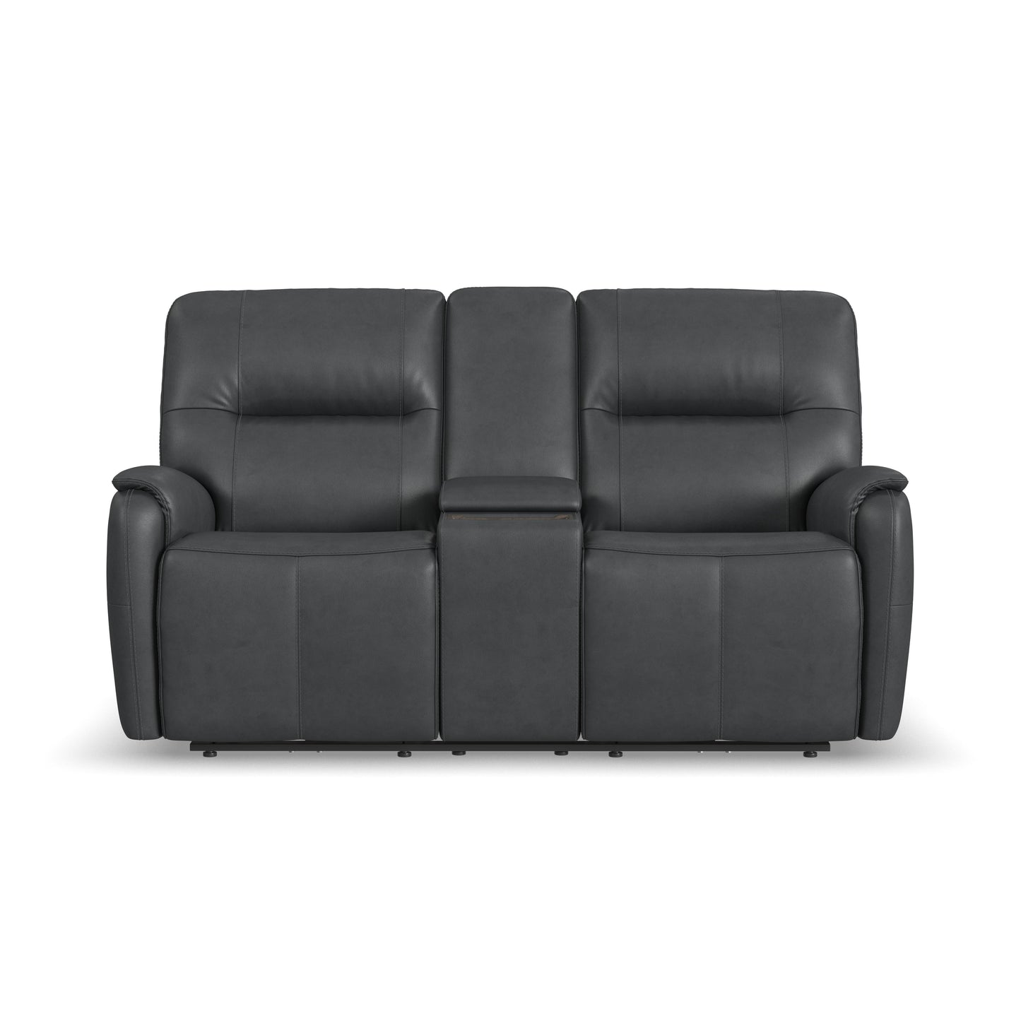 Wilson Power Reclining Loveseat with Console & Power Headrests