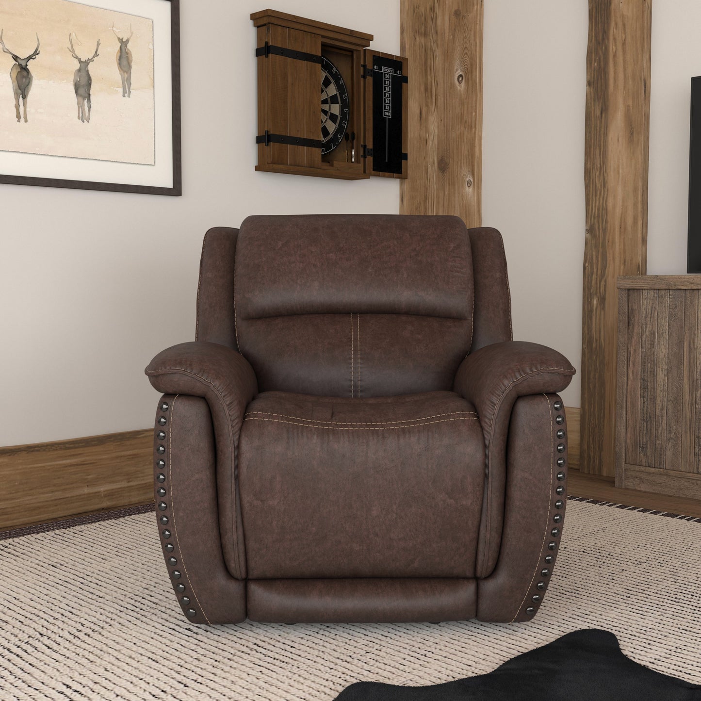 Beau Power Recliner with Power Headrest