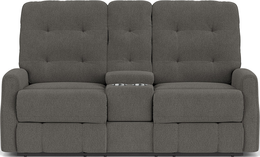 Devon Reclining Loveseat with Console