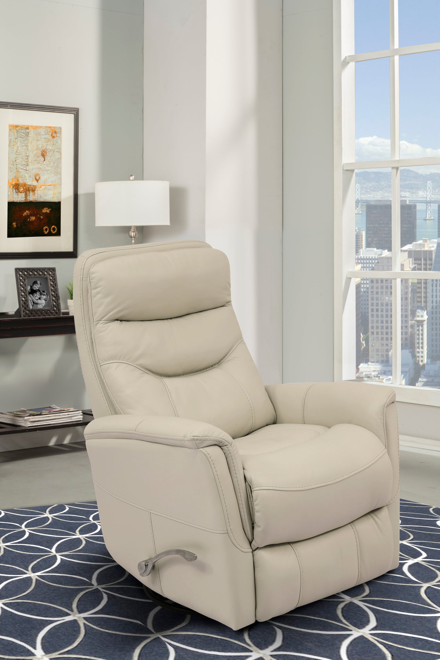 Parker Living Gemini - Softy Ivory Power Lift Recliner with Articulating Headrest