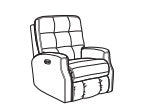 Devon Power Recliner with Power Headrest