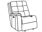 Arlo LAF Power Recliner with Power Headrest & Lumbar