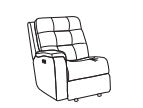 Arlo LAF Power Recliner with Power Headrest & Lumbar