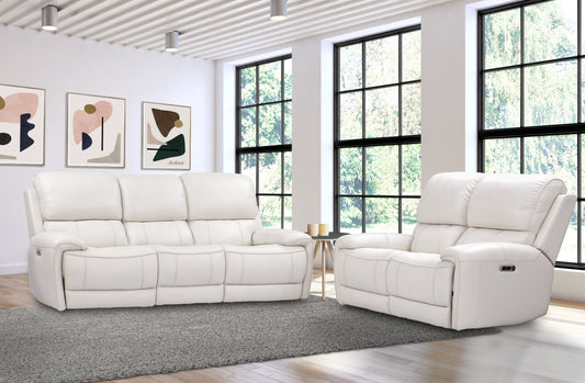 Parker Living Empire - Verona Ivory Power Reclining Sofa Loveseat and Recliner