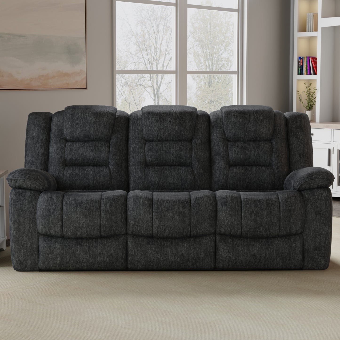 Parker Living Bolton - Misty Storm Manual Reclining Sofa