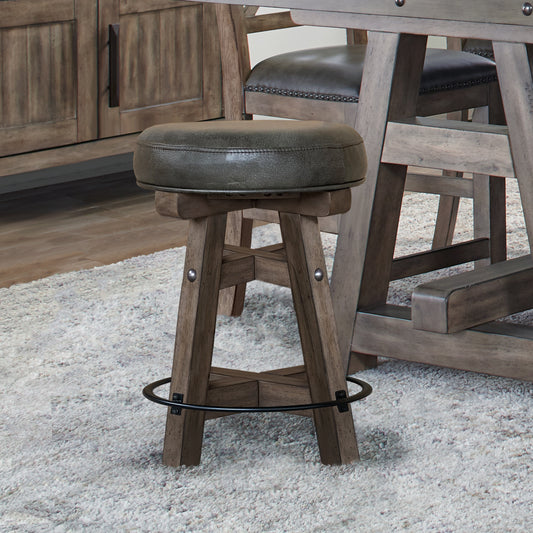 Parker House Lodge Dining Swivel Counter Stool