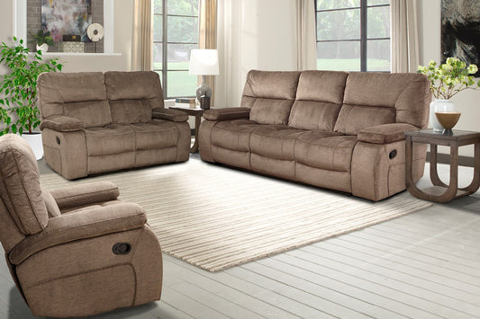 Parker Living Chapman - Kona Manual Reclining Sofa Loveseat and Recliner