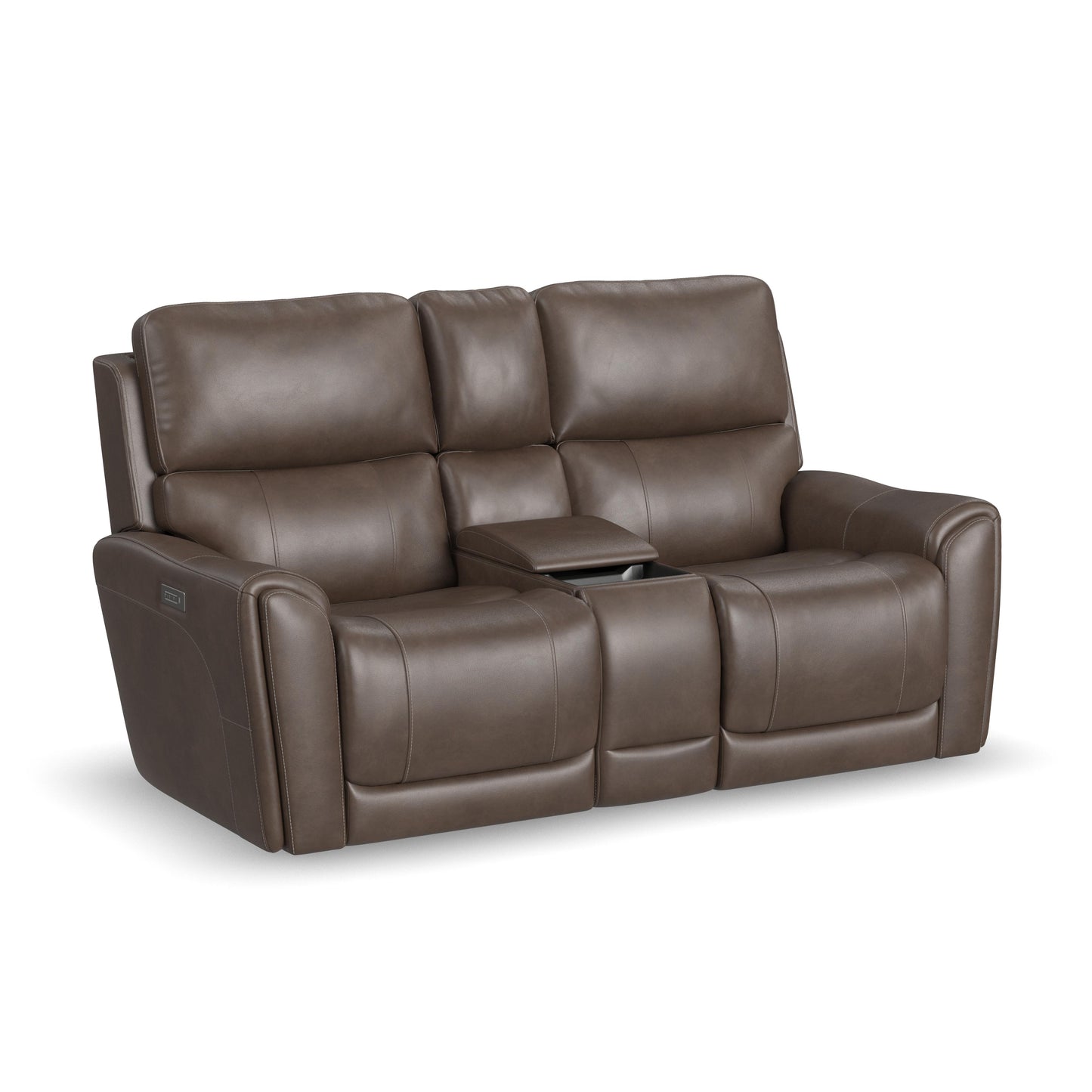 Carter Power Reclining Loveseat with Console & Power Headrests & Lumbar