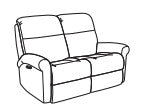 Davis Power Reclining Loveseat with Power Headrests