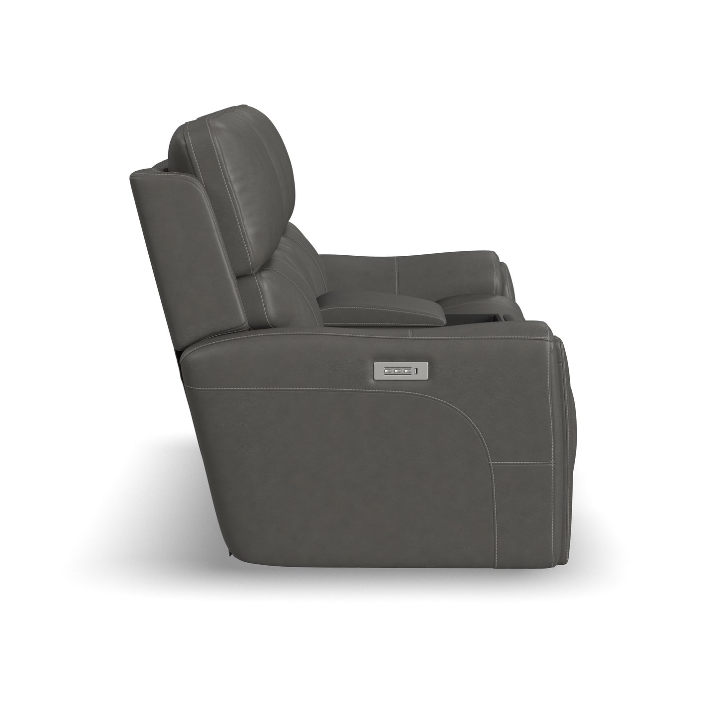 Carter Power Reclining Loveseat with Console & Power Headrests & Lumbar