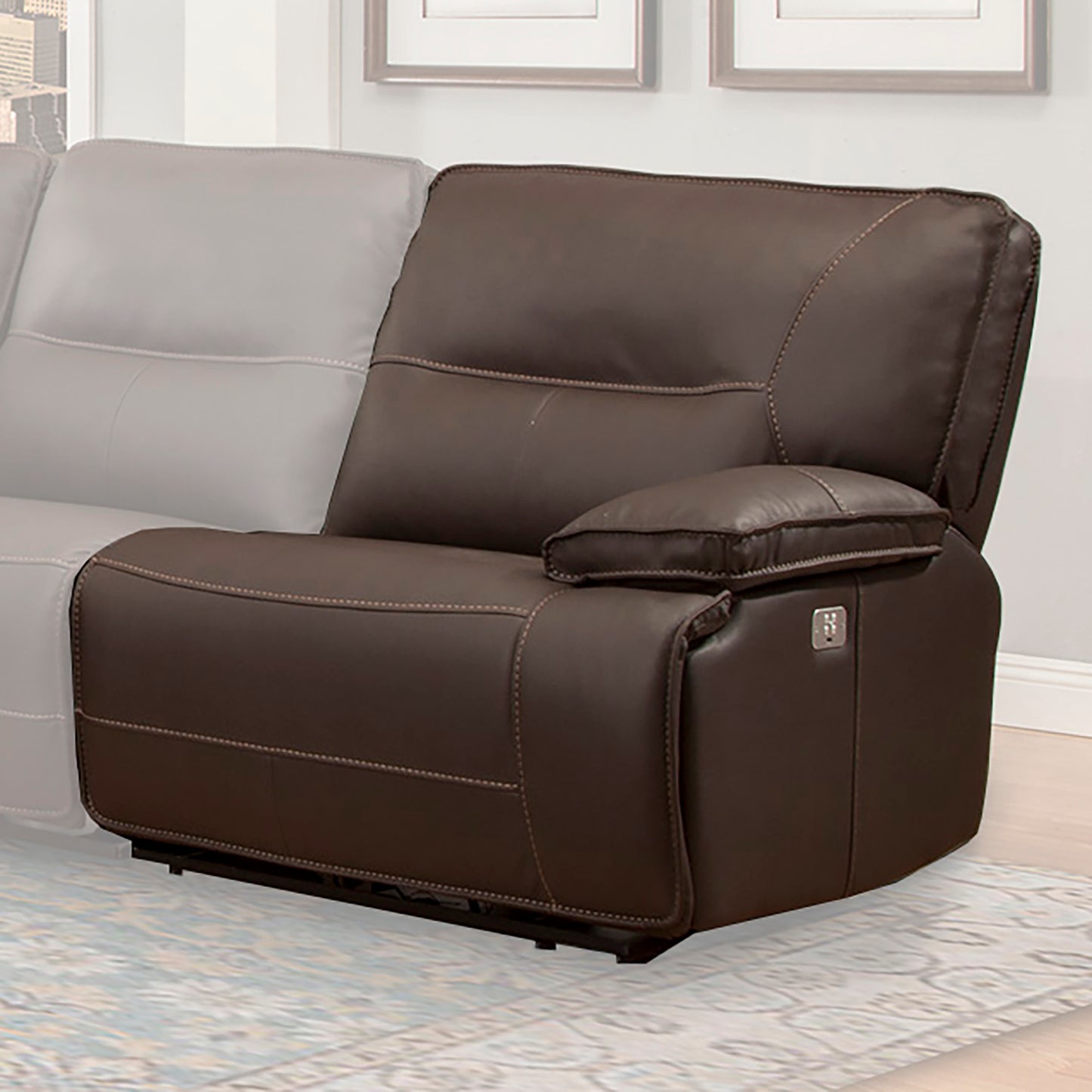 Parker Living Spartacus - Chocolate Power Right Arm Facing Recliner