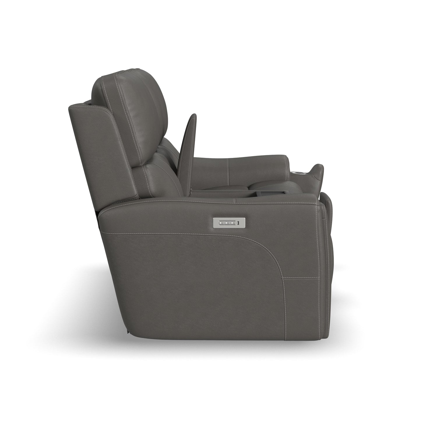 Carter Power Reclining Loveseat with Console & Power Headrests & Lumbar