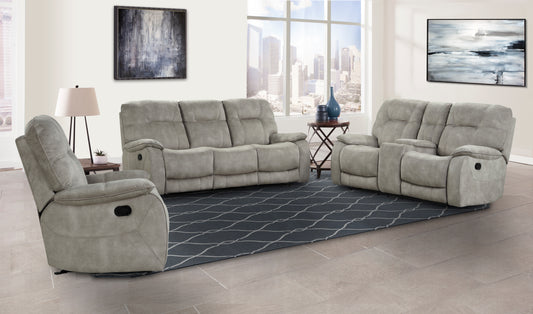 Parker Living Cooper - Shadow Natural Manual Reclining Sofa Loveseat and Recliner