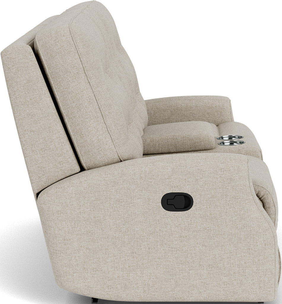 Devon Reclining Loveseat with Console