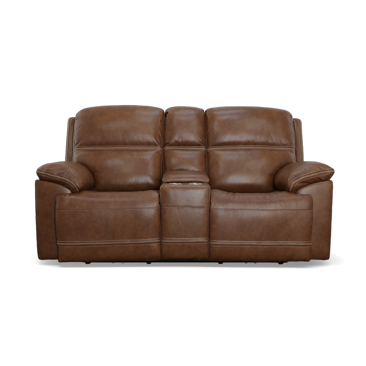 Jackson Power Reclining Loveseat with Console & Power Headrests