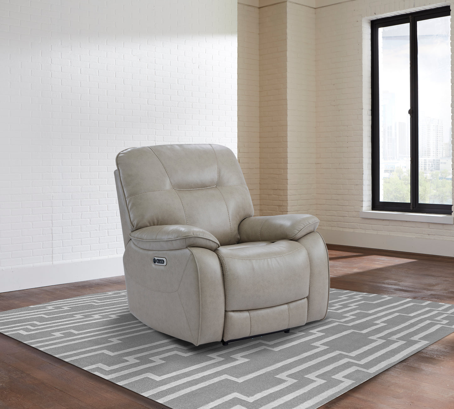 Parker Living Axel - Parchment Power Recliner