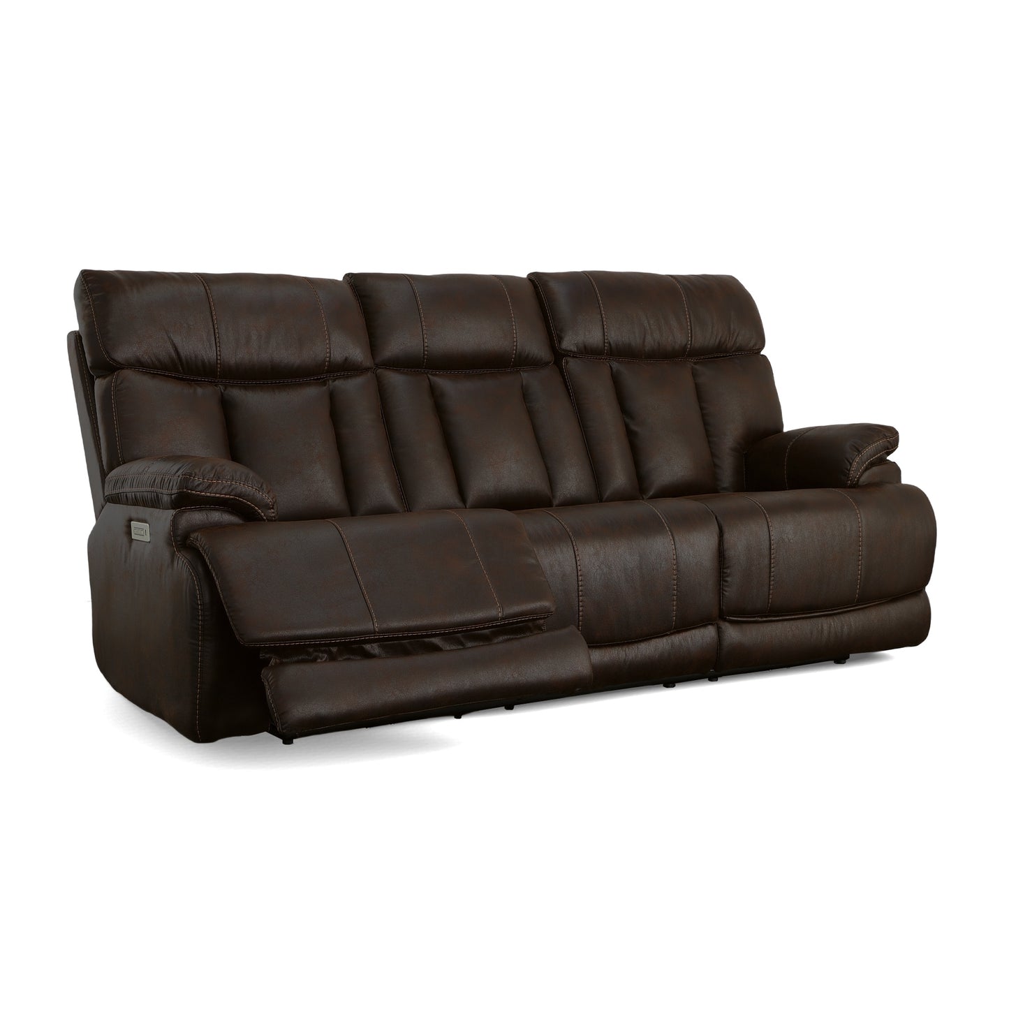 Clive Power Reclining Sofa with Power Headrests & Lumbar