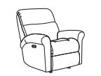 Davis Power Recliner with Power Headrest