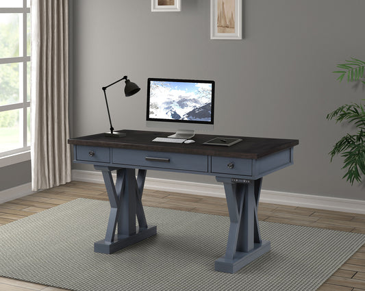 Parker House Americana Modern - Denim 56 In. Power Lift Desk