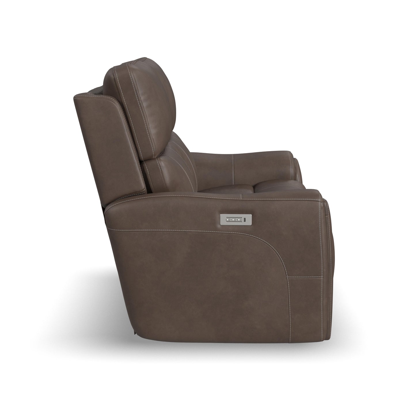 Carter Power Reclining Loveseat with Power Headrests & Lumbar