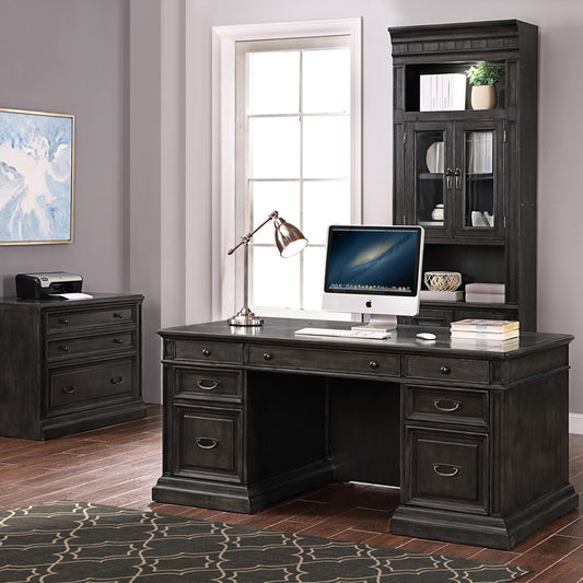 Parker House Washington Heights Double Pedestal Executive Desk