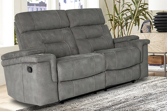 Parker Living Diesel Manual - Cobra Grey Reclining Loveseat