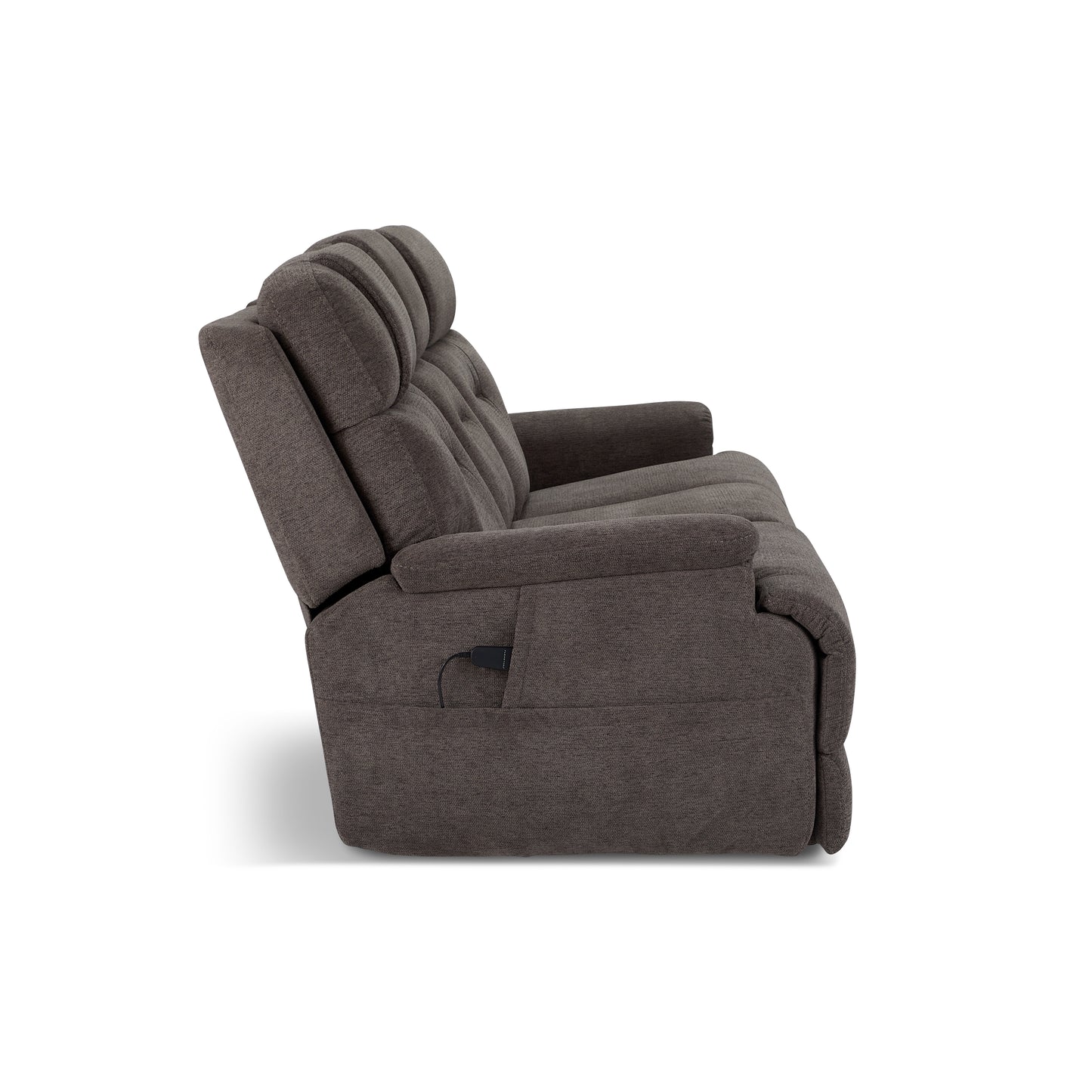 Zofa Power Reclining Sofa with Cnsl & Power Headrests/Lumbar/Heat/Mass