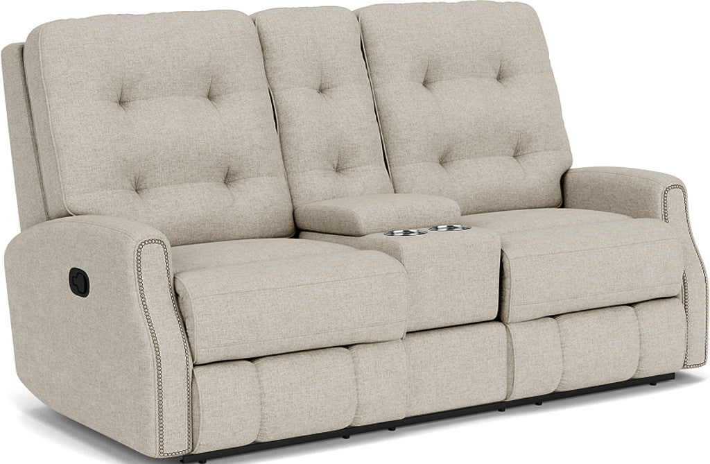 Devon Reclining Loveseat with Console