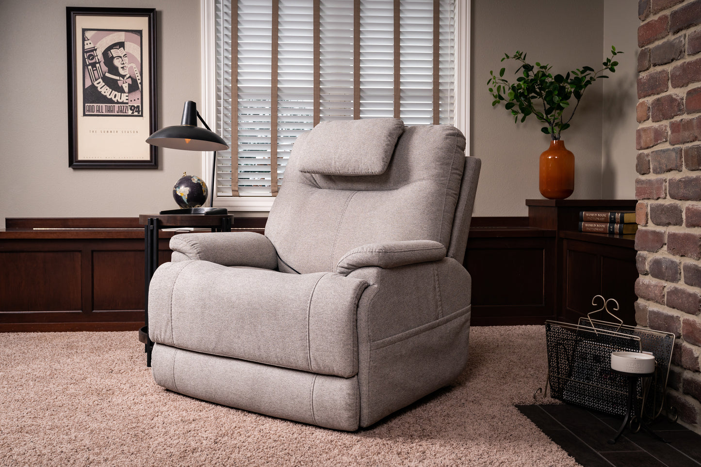 Zecliner Model 1 Power Recliner with Power Headrest & Lumbar