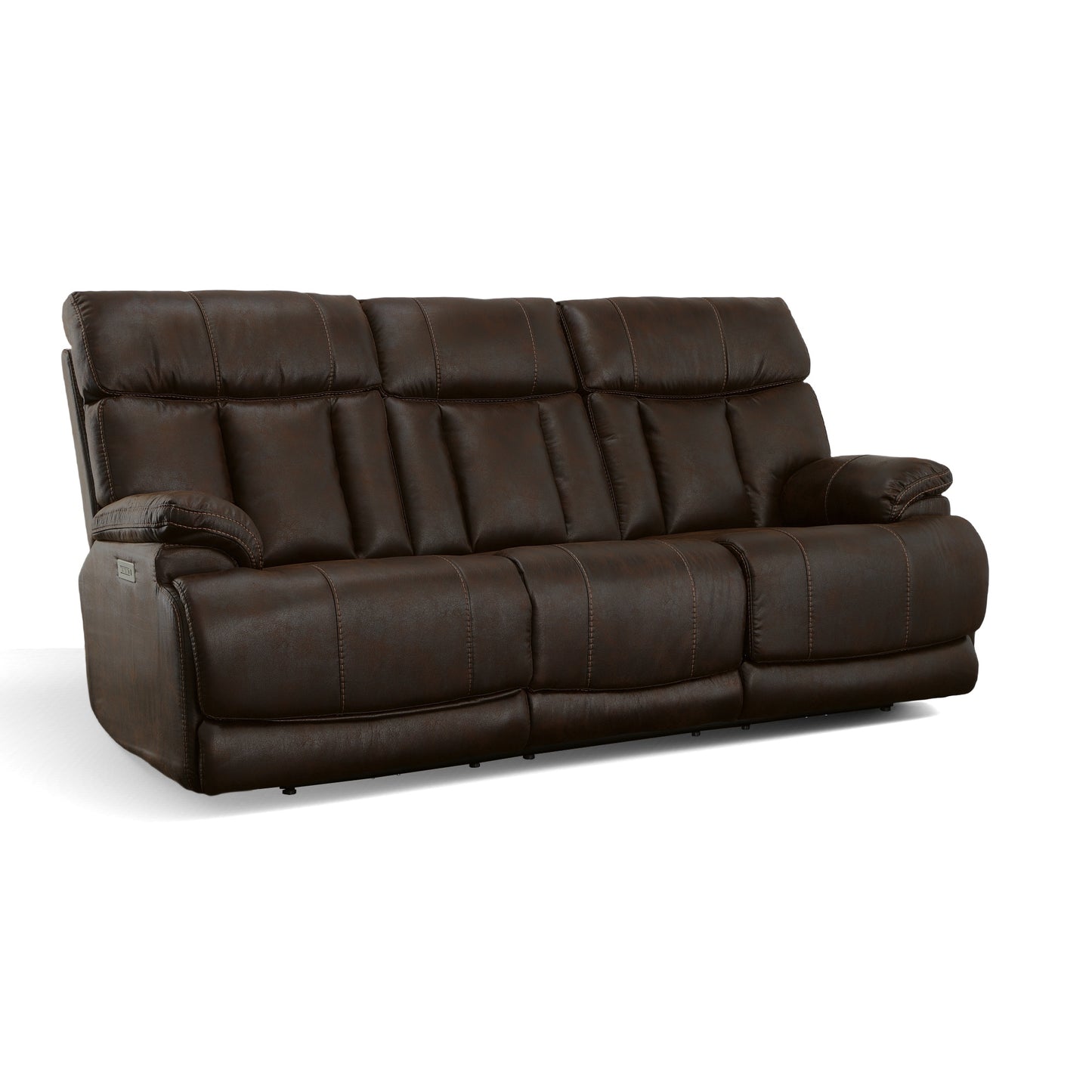 Clive Power Reclining Sofa with Power Headrests & Lumbar