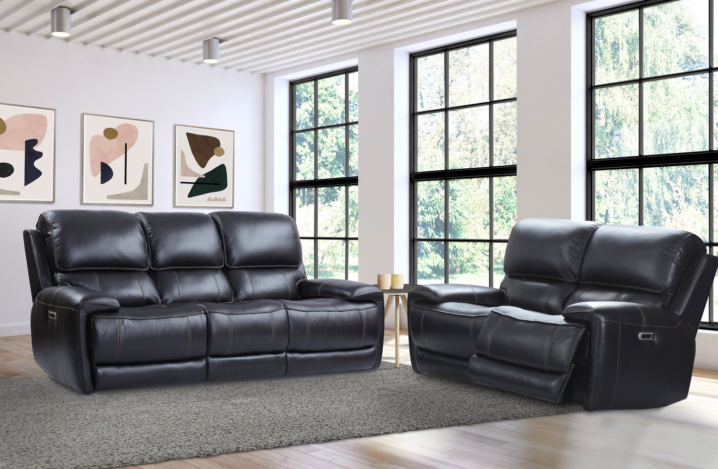 Parker Living Empire - Verona Blackberry Power Reclining Sofa Loveseat and Recliner