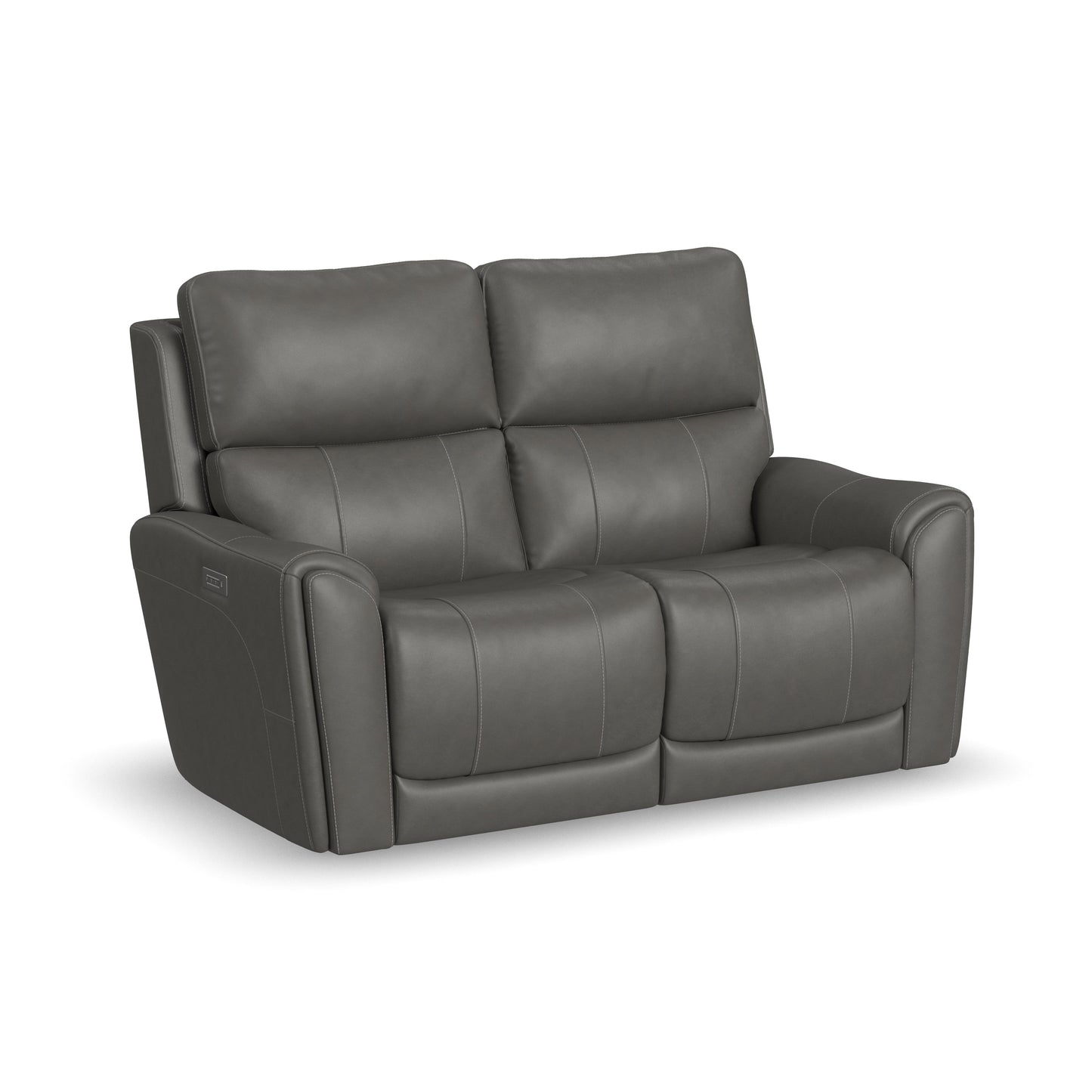 Carter Power Reclining Loveseat with Power Headrests & Lumbar