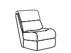 Davis Armless Recliner