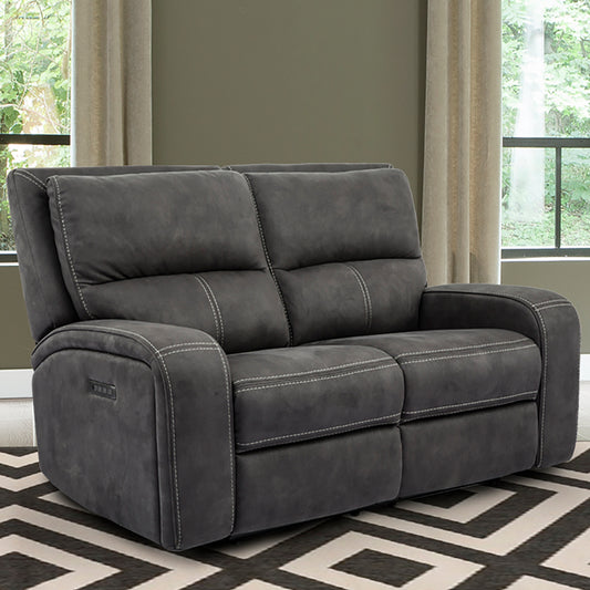 Parker Living Polaris - Slate Power Reclining Loveseat