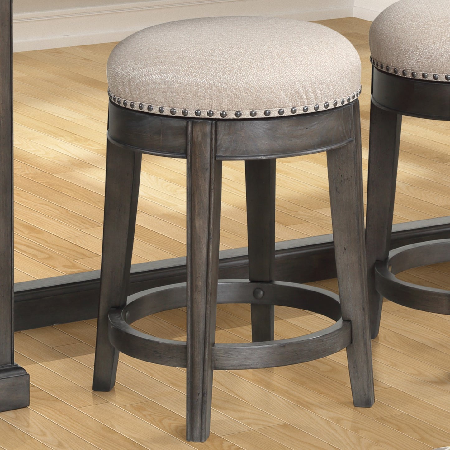 Parker House Sundance - Smokey Grey Swivel Stool