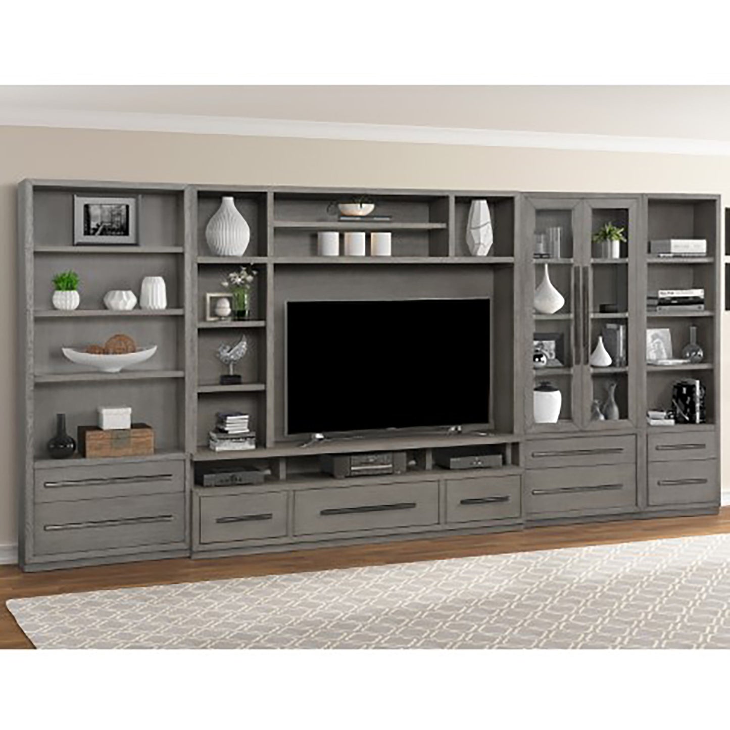 Parker House Pure Modern 5 Piece Modular Entertainment Wall